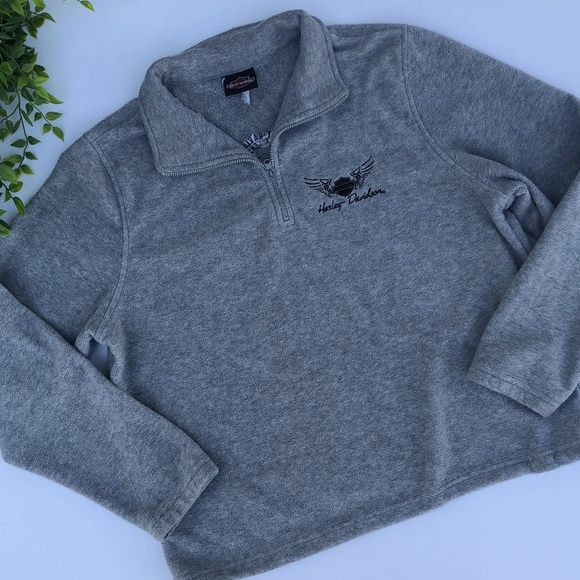 harley davidson fleece pullover